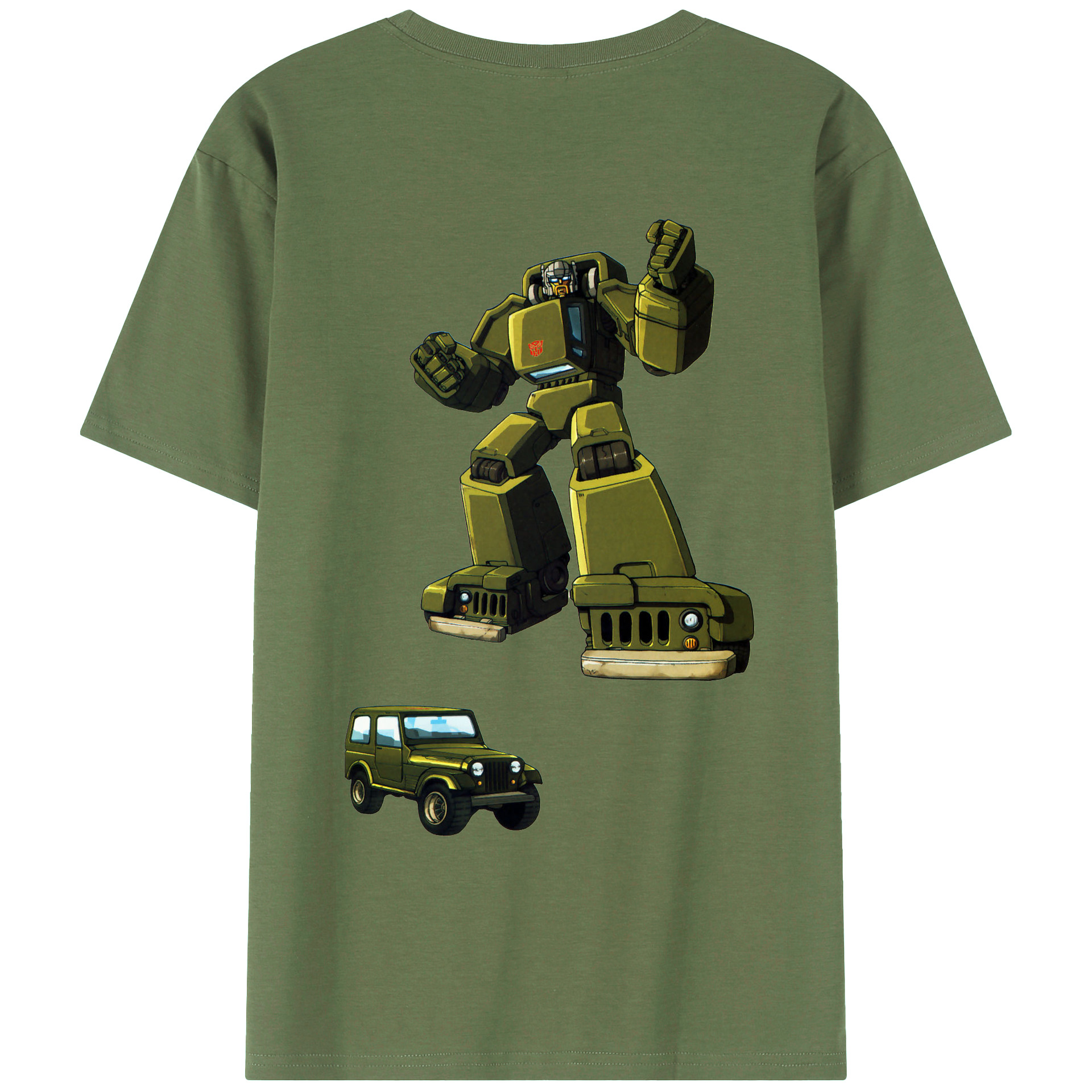 （画像用）  綿100％ メンズ半袖Tシャツ（バックプリント） 通気性